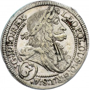 Leopold I., 3 Kreuzer 1701, Graz
