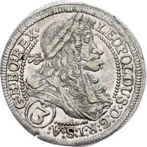 Leopold I., 3 Kreuzer 1704, Graz