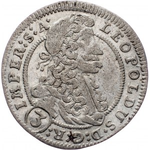 Leopold I., 3 Kreuzer 1704, Prague