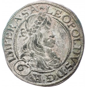 Leopold I., 6 Kreuzer 1665, Prague