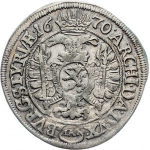 Leopold I., 6 Kreuzer 1670, Graz