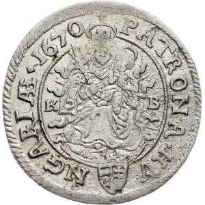 Leopold I., 6 Kreuzer 1670, KB, Kremnitz