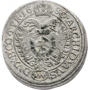 Leopold I., 6 Kreuzer 1680, Vienna