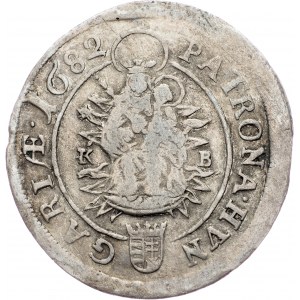 Leopold I., 6 Kreuzer 1682, KB, Kremnitz