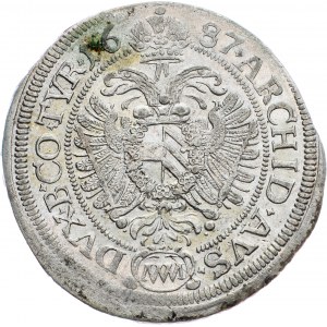 Leopold I., 6 Kreuzer 1687, Vienna