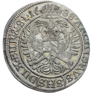 Leopold I., 6 Kreuzer 1688, SHS, Breslau