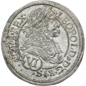 Leopold I., 6 Kreuzer 1688, Vienna