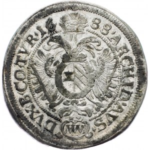 Leopold I., 6 Kreuzer 1688, Vienna