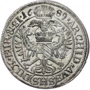 Leopold I., 6 Kreuzer 1689, SHS, Breslau