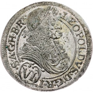 Leopold I., 6 Kreuzer 1692, Graz