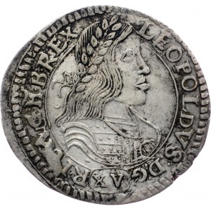 Leopold I., 15 Kreuzer 1660, Vienna