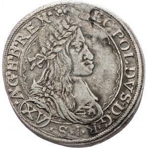 Leopold I., 15 Kreuzer 1663, Graz