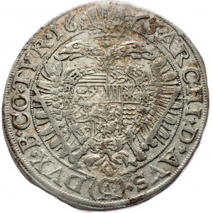 Leopold I., 15 Kreuzer 1663, Vienna