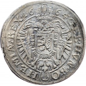 Leopold I., 15 Kreuzer 1664, Prague