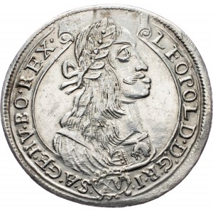 Leopold I., 15 Kreuzer 1674, KB, Kremnitz