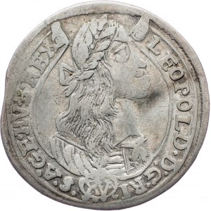 Leopold I., 15 Kreuzer 1675, KB, Kremnitz