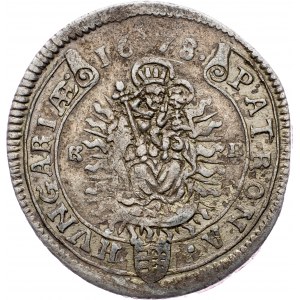 Leopold I., 15 Kreuzer 1678, KB, Kremnitz