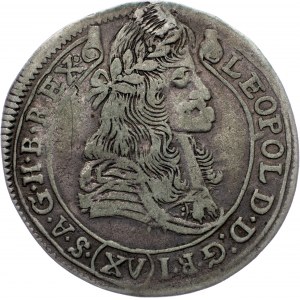 Leopold I., 15 Kreuzer 1678, KB, Kremnitz