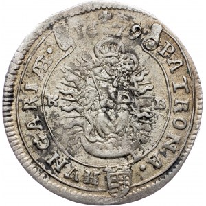 Leopold I., 15 Kreuzer 1679, KB, Kremnitz