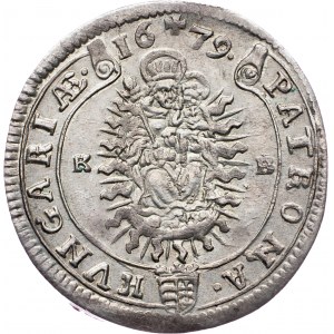 Leopold I., 15 Kreuzer 1679, KB, Kremnitz