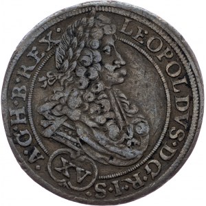 Leopold I., 15 Kreuzer 1694, CB, Brieg