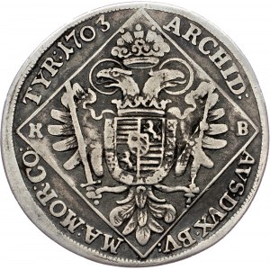 Leopold I., 1/4 Thaler 1703, KB, Kremnitz