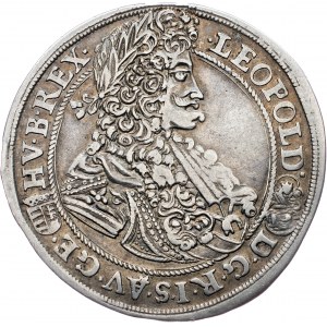 Leopold I., 1/2 Thaler 1699, KB, Kremnitz