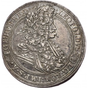 Leopold I., 1 Thaler 1695, KB, Kremnitz