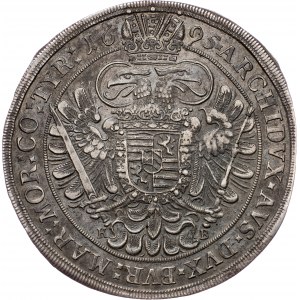 Leopold I., 1 Thaler 1695, KB, Kremnitz