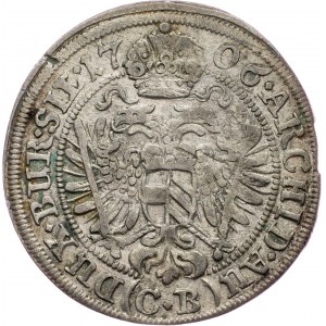 Joseph I., 3 Kreuzer 1706, CB, Brieg