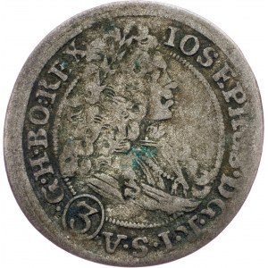Joseph I., 3 Kreuzer 1708, FN, Breslau