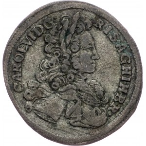 Charles VI., 3 Kreuzer 1724, Breslau