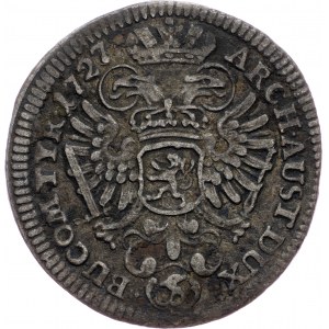 Charles VI., 3 Kreuzer 1727, Prague