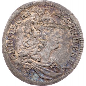 Charles VI., 3 Kreuzer 1728, Prague