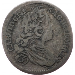 Charles VI., 3 Kreuzer 1731, Prague