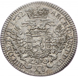 Charles VI., 15 Kreuzer 1732, Prague