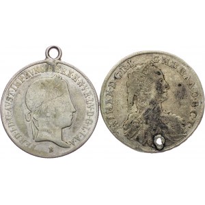 Maria Theresia, 15 Kreuzer, 20 Kreuzer 1746, 1848, Kremnitz