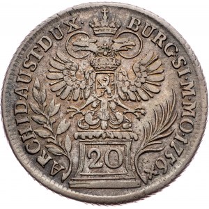 Maria Theresia, 20 Kreuzer 1756, Prague