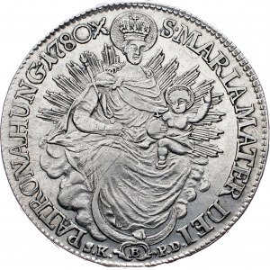 Maria Theresia, 1/2 Thaler 1780, B/SK-PD, Kremnitz