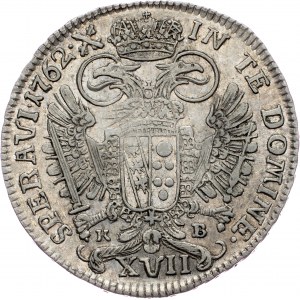 Franz I. Stephan, 17 Kreuzer 1762, KB, Kremnitz