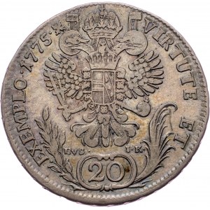 Joseph II., 20 Kreuzer 1775, Prague