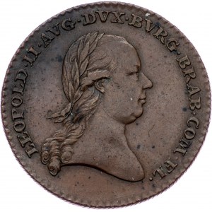 Leopold II., Jeton 1791, Flanders
