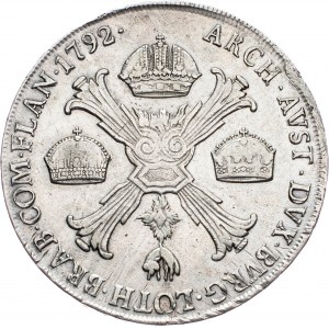 Franz I. (II.), 1 Thaler 1792, M, Milan