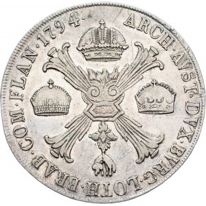 Franz I. (II.), 1 Thaler 1794, M, Milan