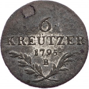 Franz I. (II.), 6 Kreuzer 1795, B, Kremnitz