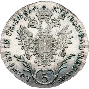 Franz I. (II.), 5 Kreuzer 1815, A, Vienna
