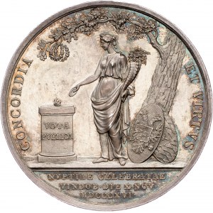 Franz I. (II.), Medal 1816, Harnisch