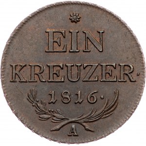 Franz I. (II.), 1 Kreuzer 1816, A, Vienna