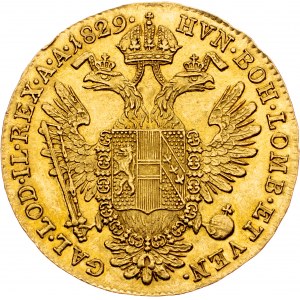 Franz I. (II.), 1 Dukat 1829, A, Vienna