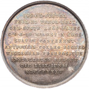 Josef Alois Jüstel, Medal 1835, Mintage only 80pcs - Vyšehrad